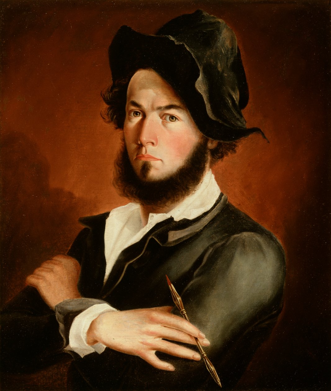 Autoportrét, 1845 od Frederick E. Cohen