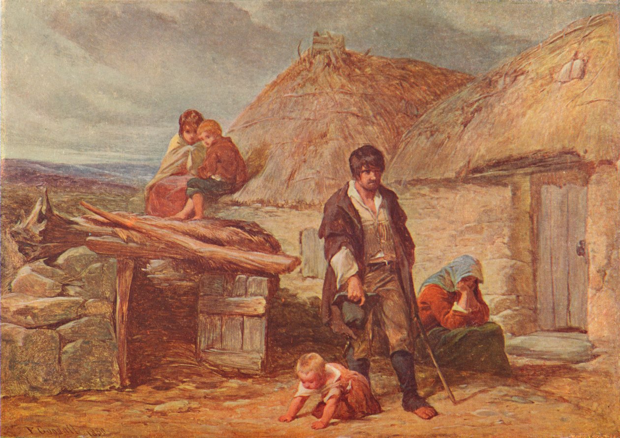 Irské vystěhování, 1850 1906 od Frederick Goodall