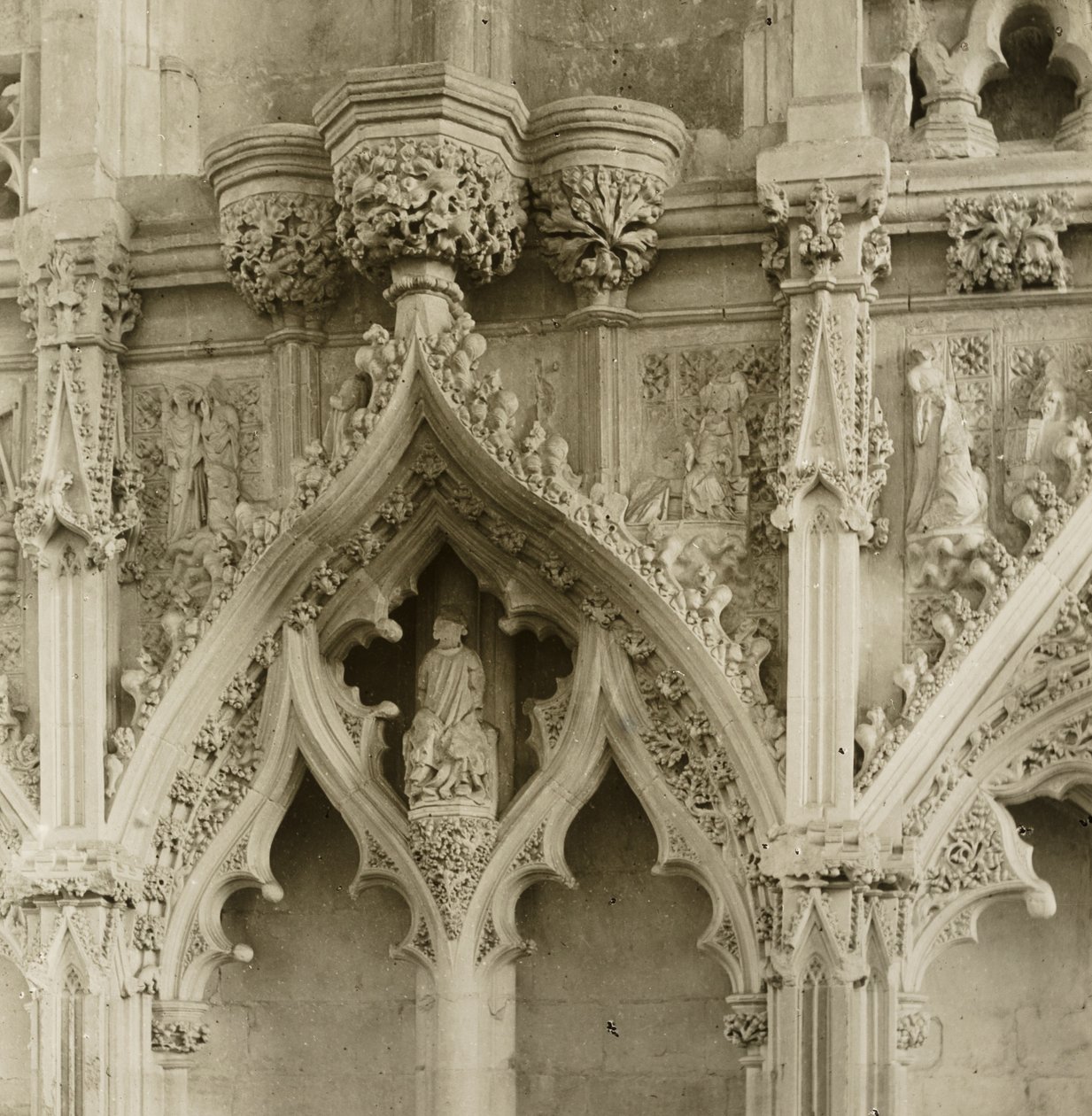 Elyská katedrála: Lady Chapel, podrobnosti od Frederick H. Evans