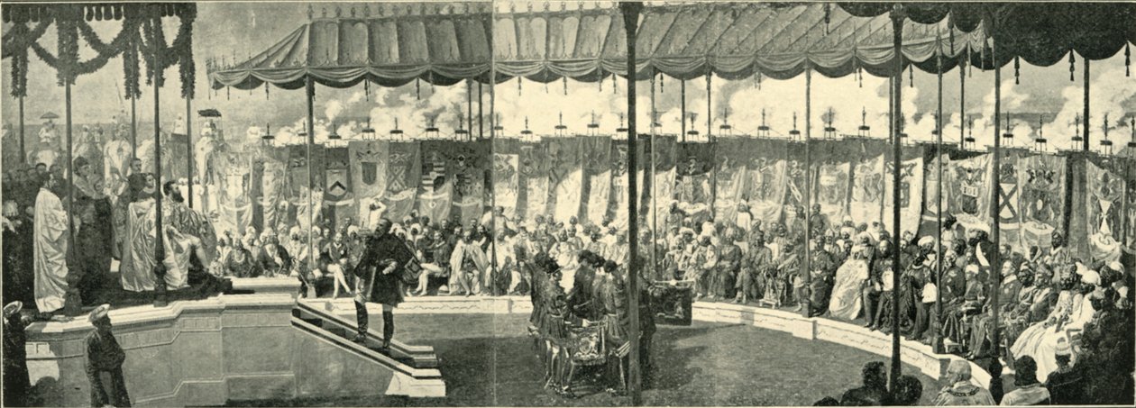 Imperial Assemblage v Dillí, 1877, 1901. od Frederick Hollyer