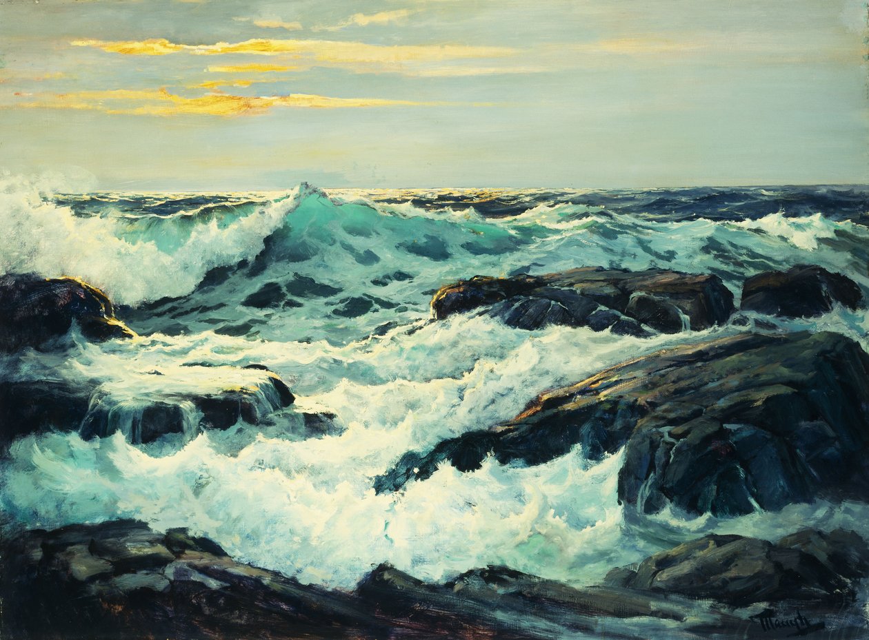 Surfujte a ostrohy od Frederick Judd Waugh