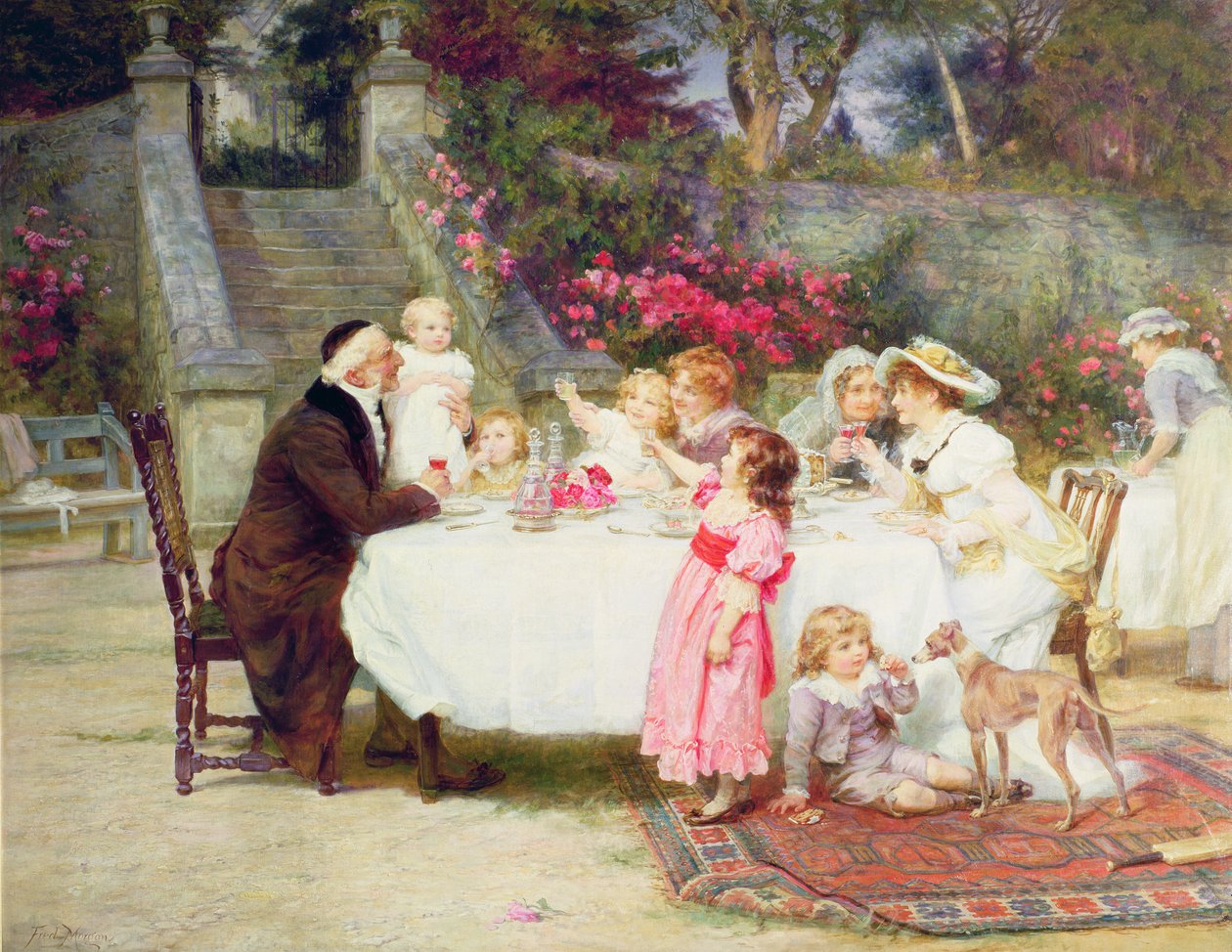 Jeho první narozeniny od Frederick Morgan