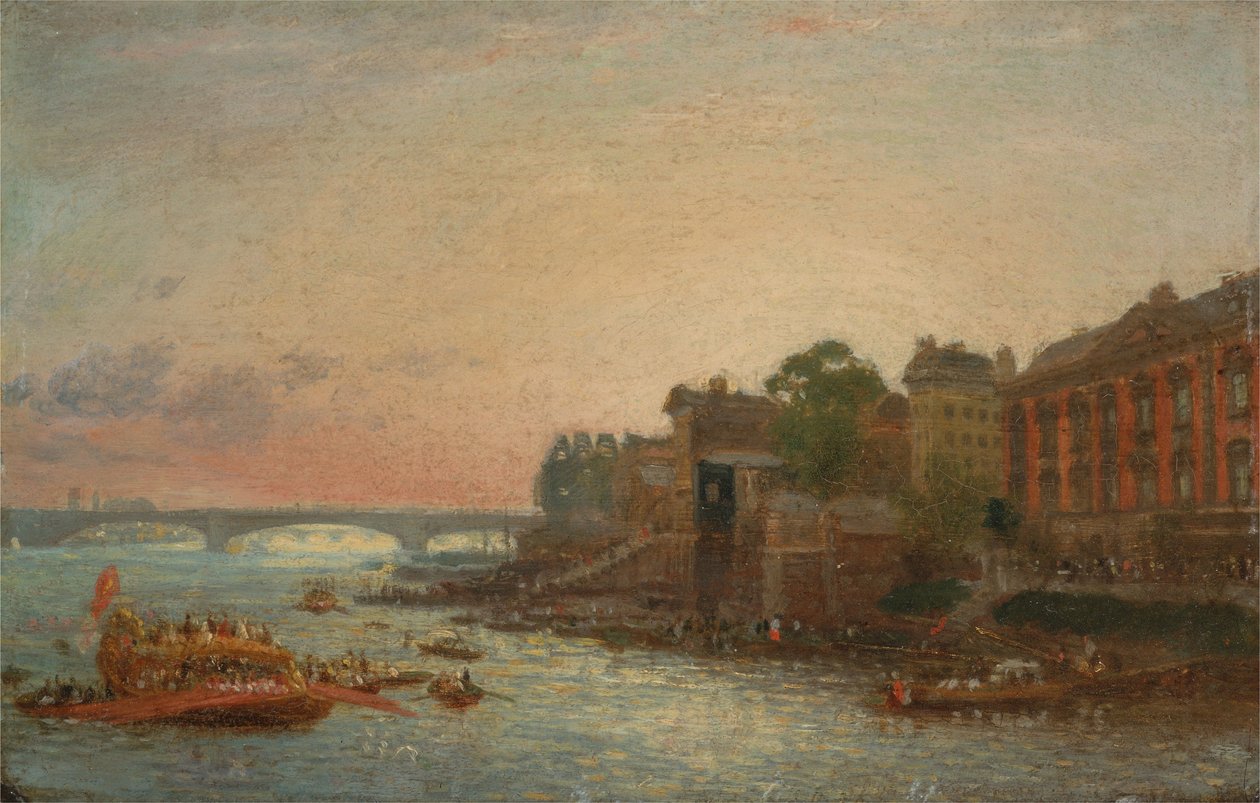 Somerset House, Londýn od Frederick Nash