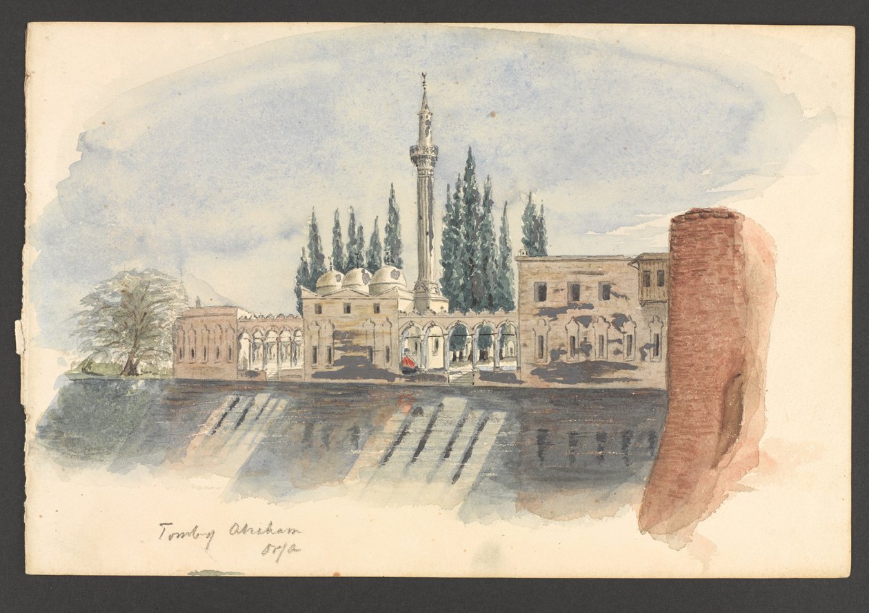 Abrahámova hrobka, Urfa, Turecko od Frederick Peter Layard