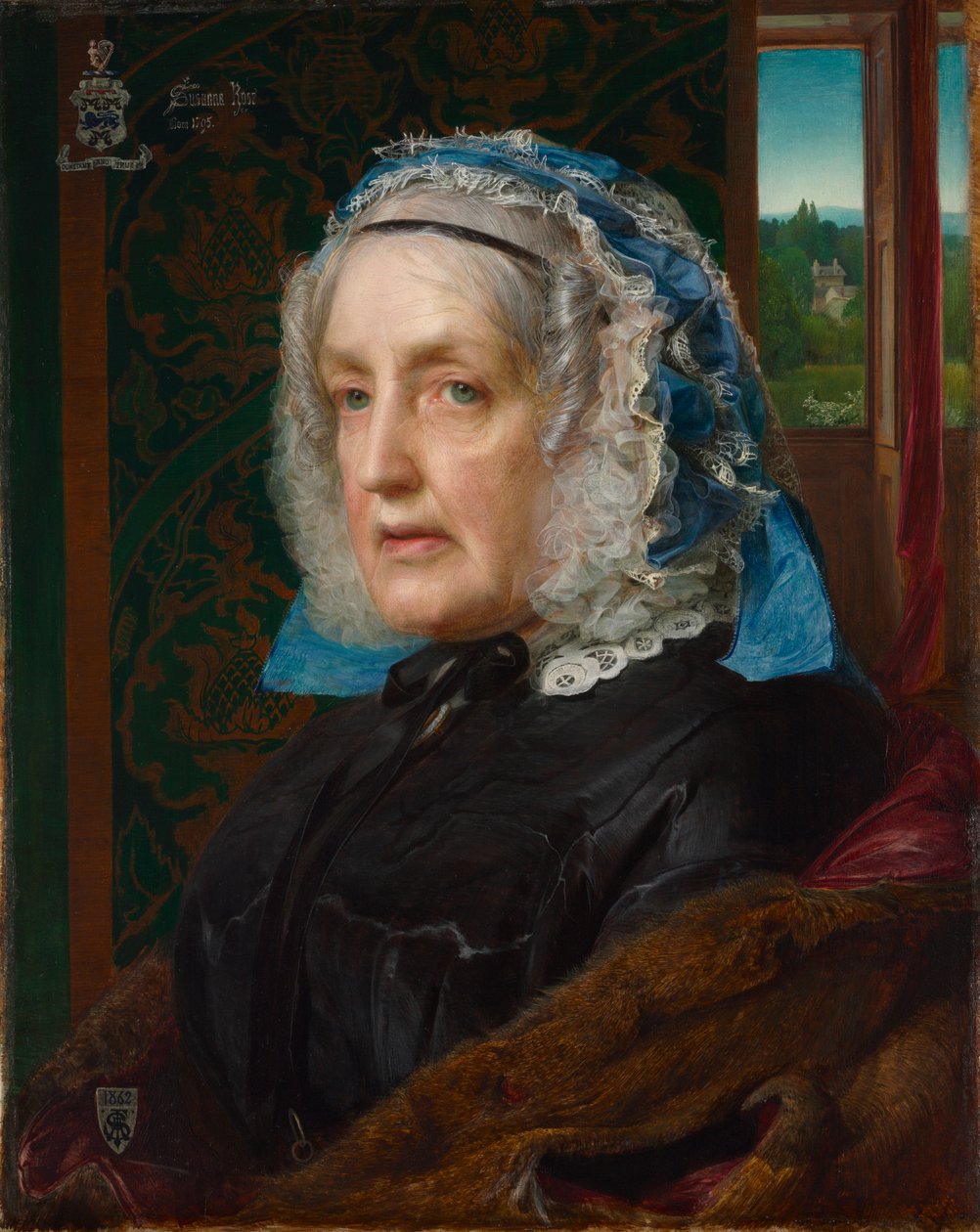 Portrét Susanny Rose, 1862. od Frederick Sandys