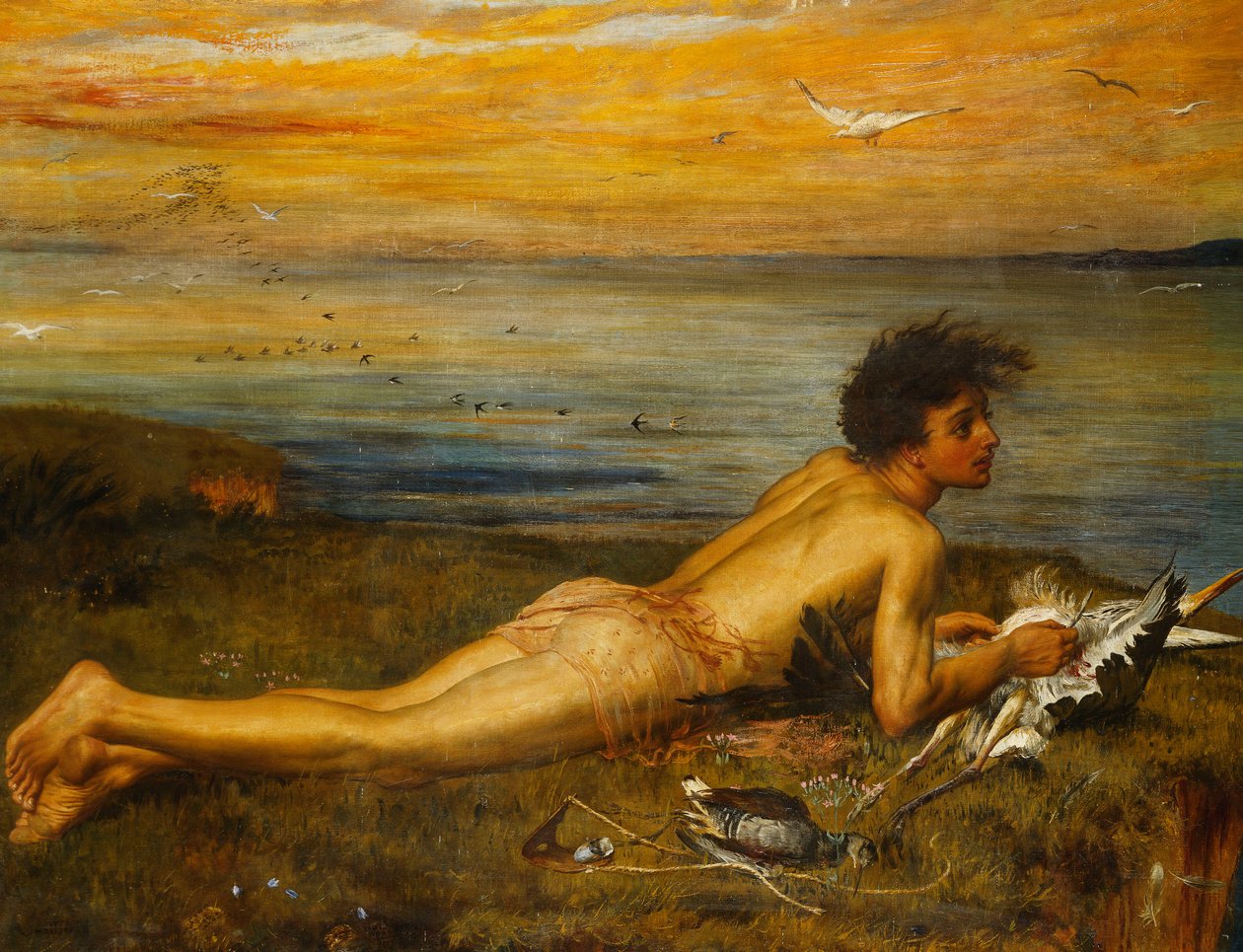 Vynálezce plachet, 1877 od Frederick Smallfield
