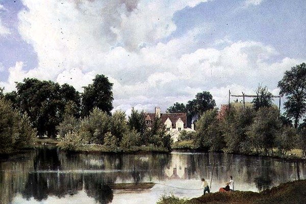 Říční krajina, Suffolk od Frederick Waters Watts