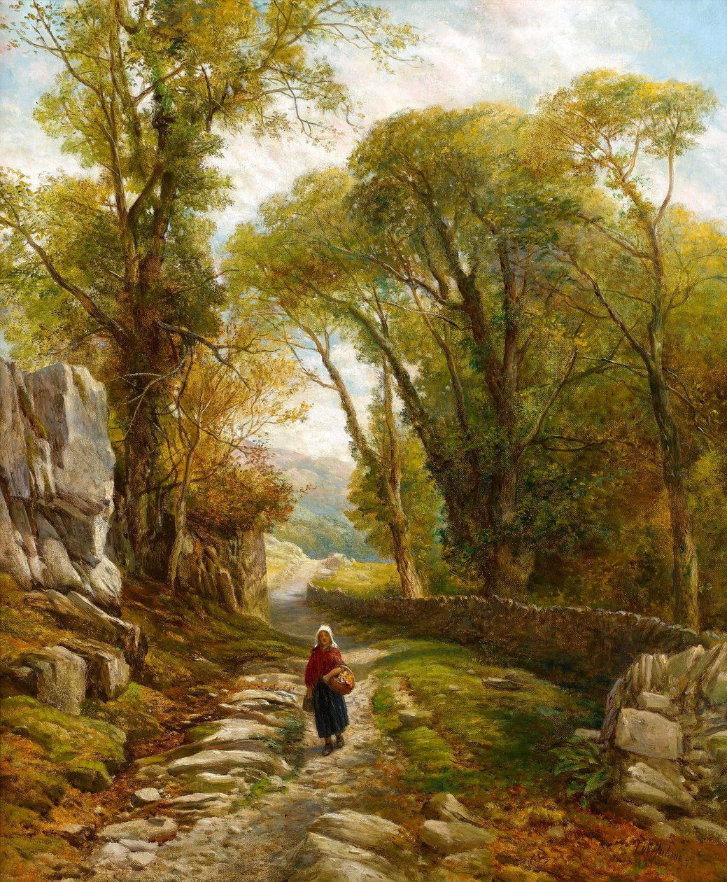Procházka lesem, 1872 od Frederick William Hulme