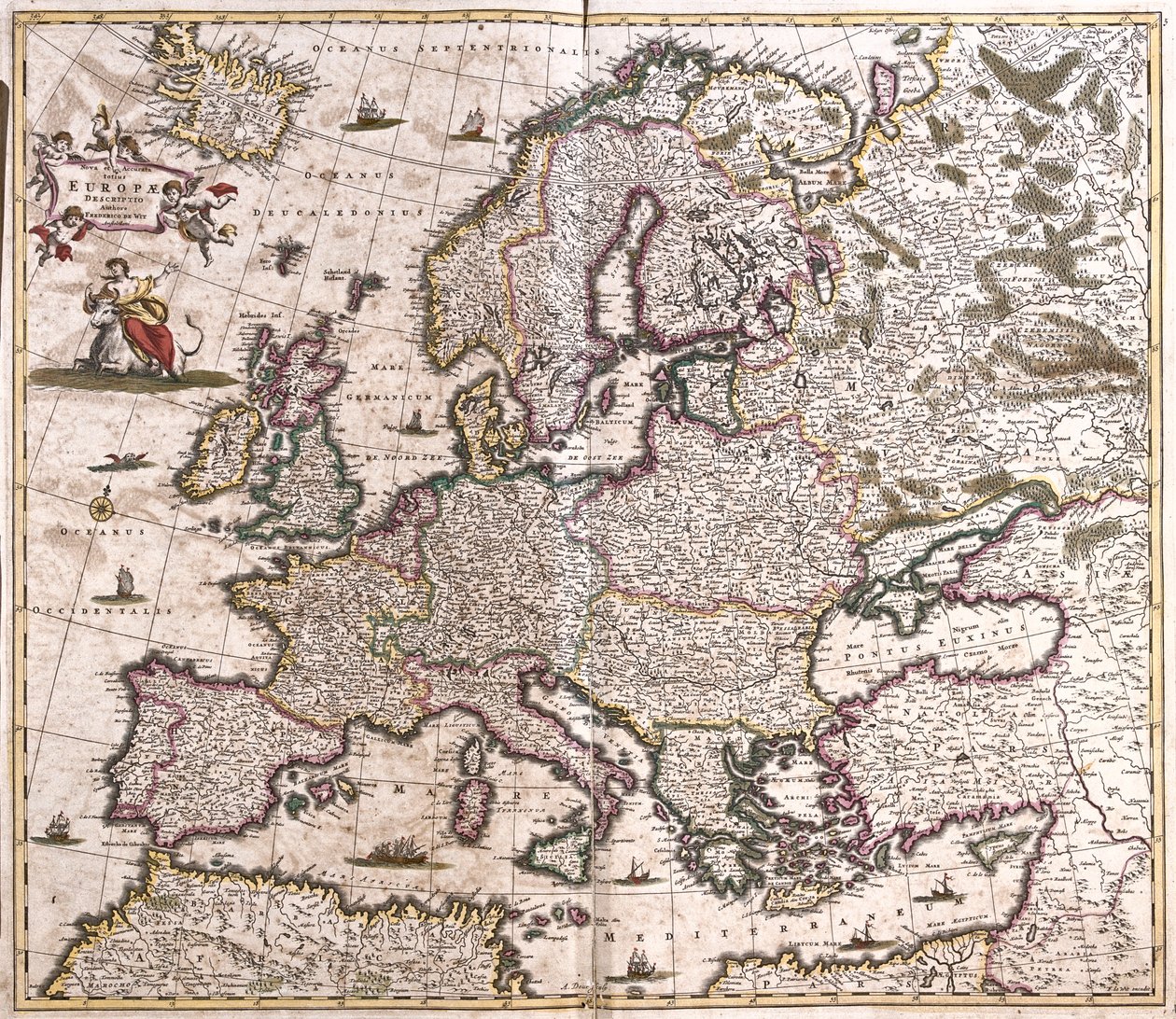 Evropa od Frederick de Wit