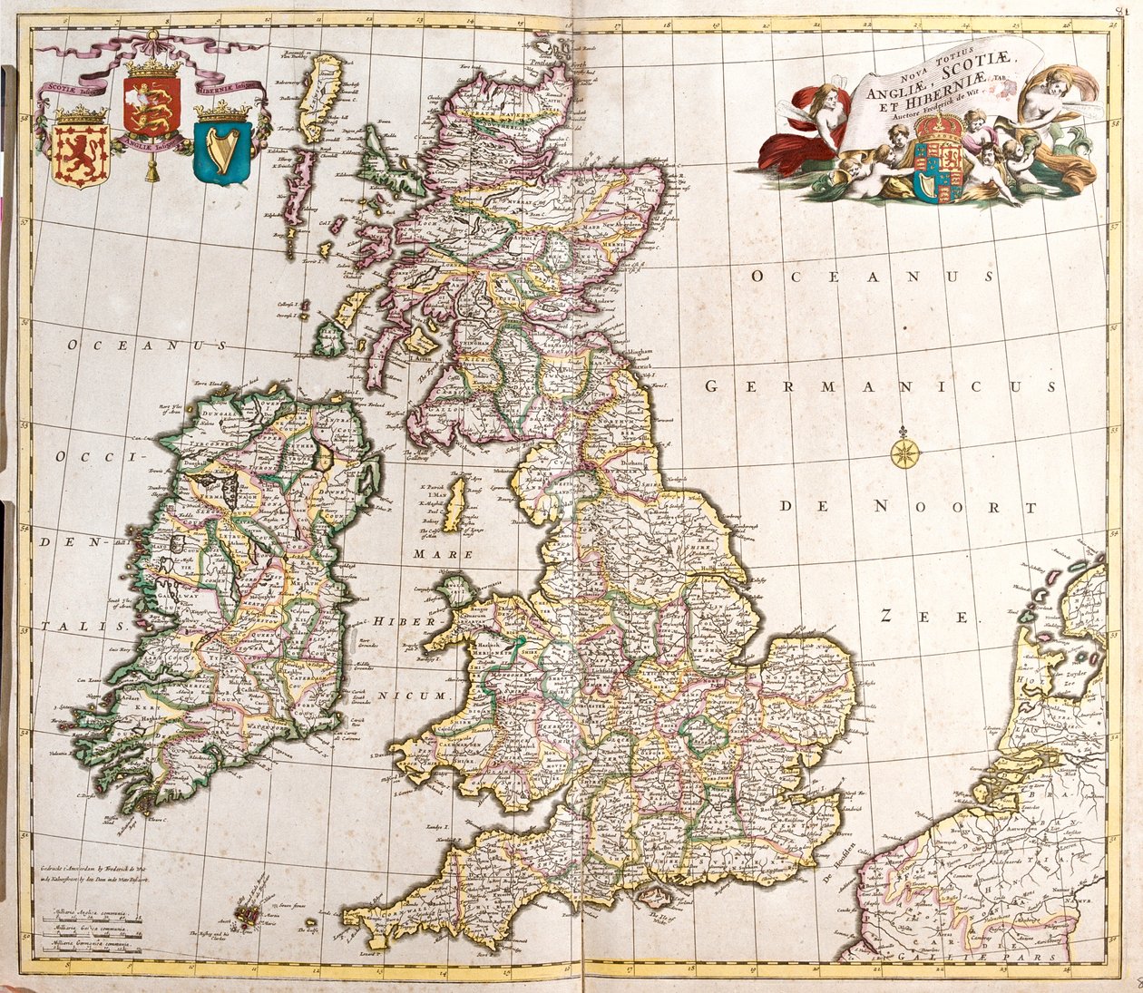 Grat Britain et Ireland od Frederick de Wit