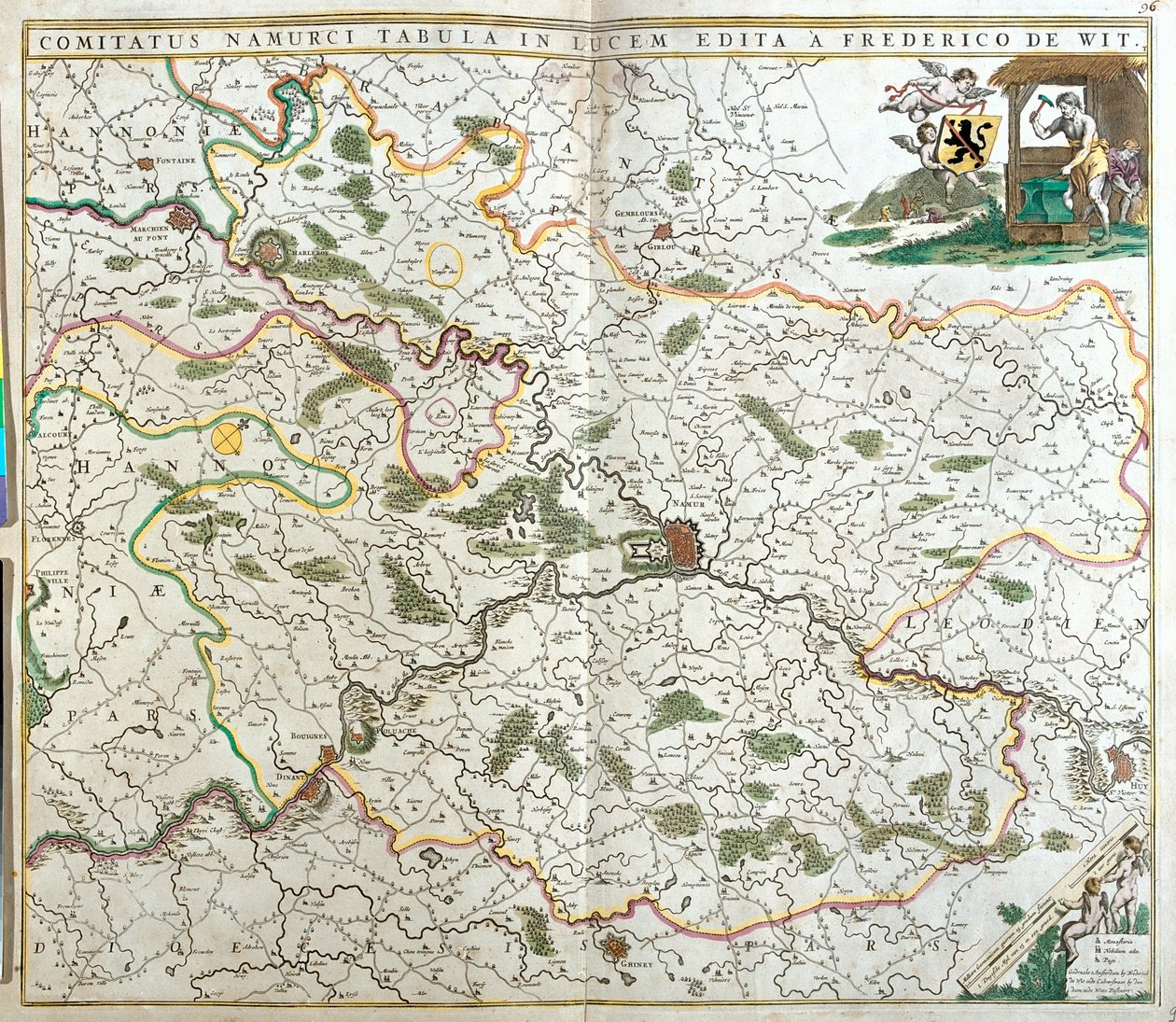 Valonsko, Belgie od Frederick de Wit