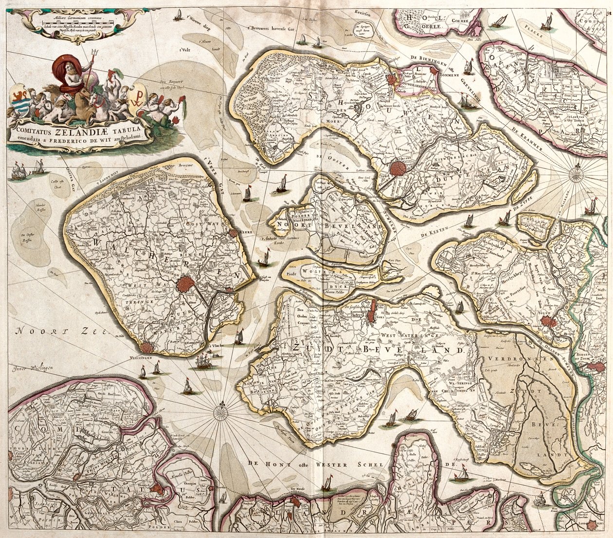 Zeeland, Nizozemsko od Frederick de Wit
