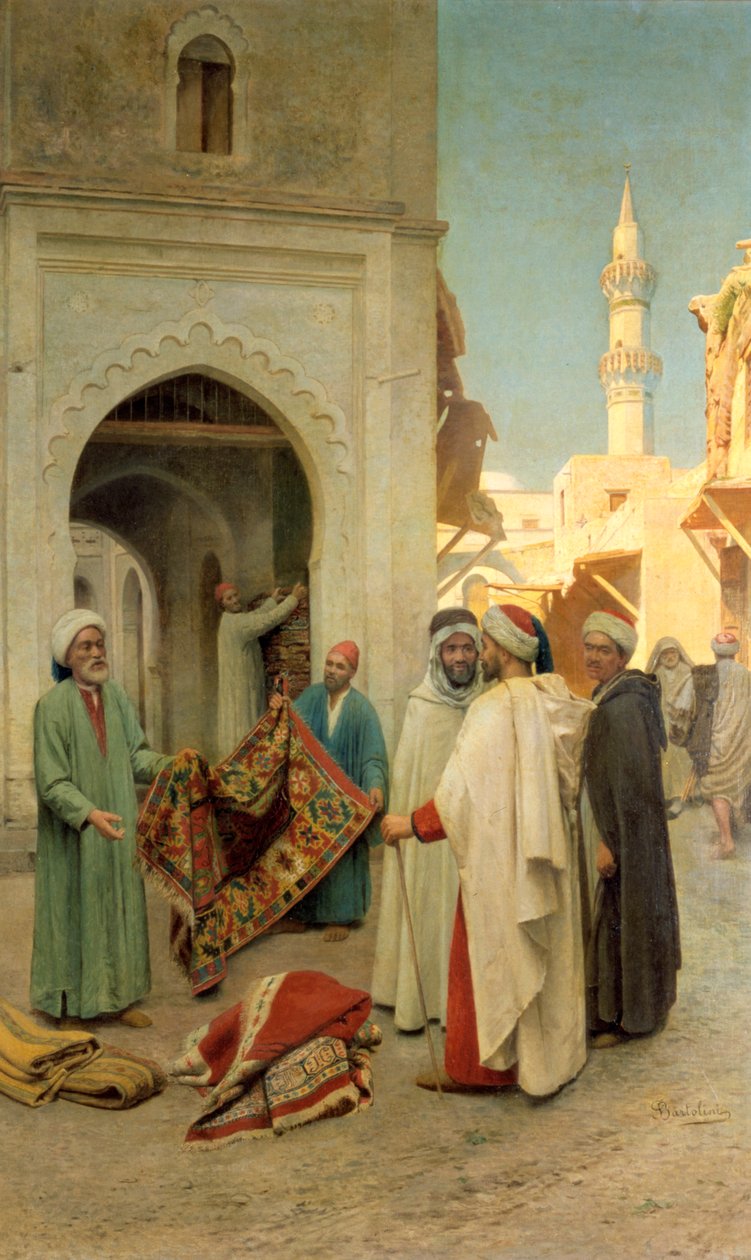 „Obchodník s koberci“, 19. století 20. od Frederico Bartolini