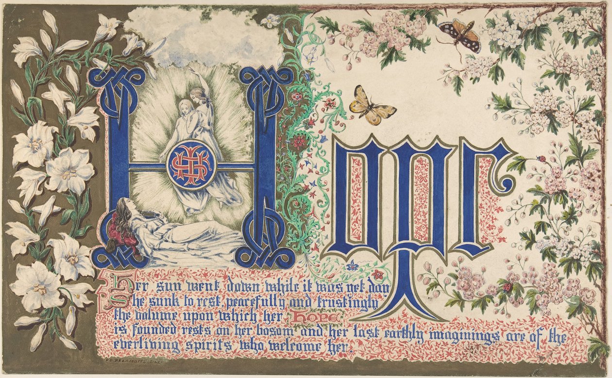 Hope, 1830-62. od Freeman Gage Delamotte