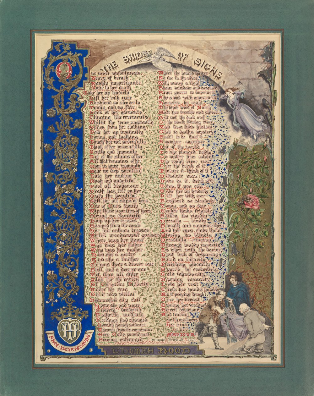 Most vzdechů, 1830-62. od Freeman Gage Delamotte