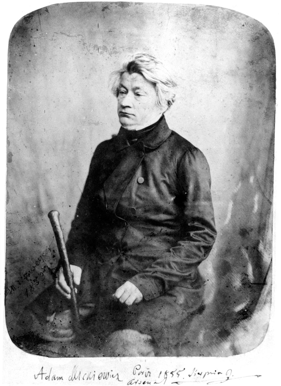 Adam Mickiewicz, 1855 od French Photographer
