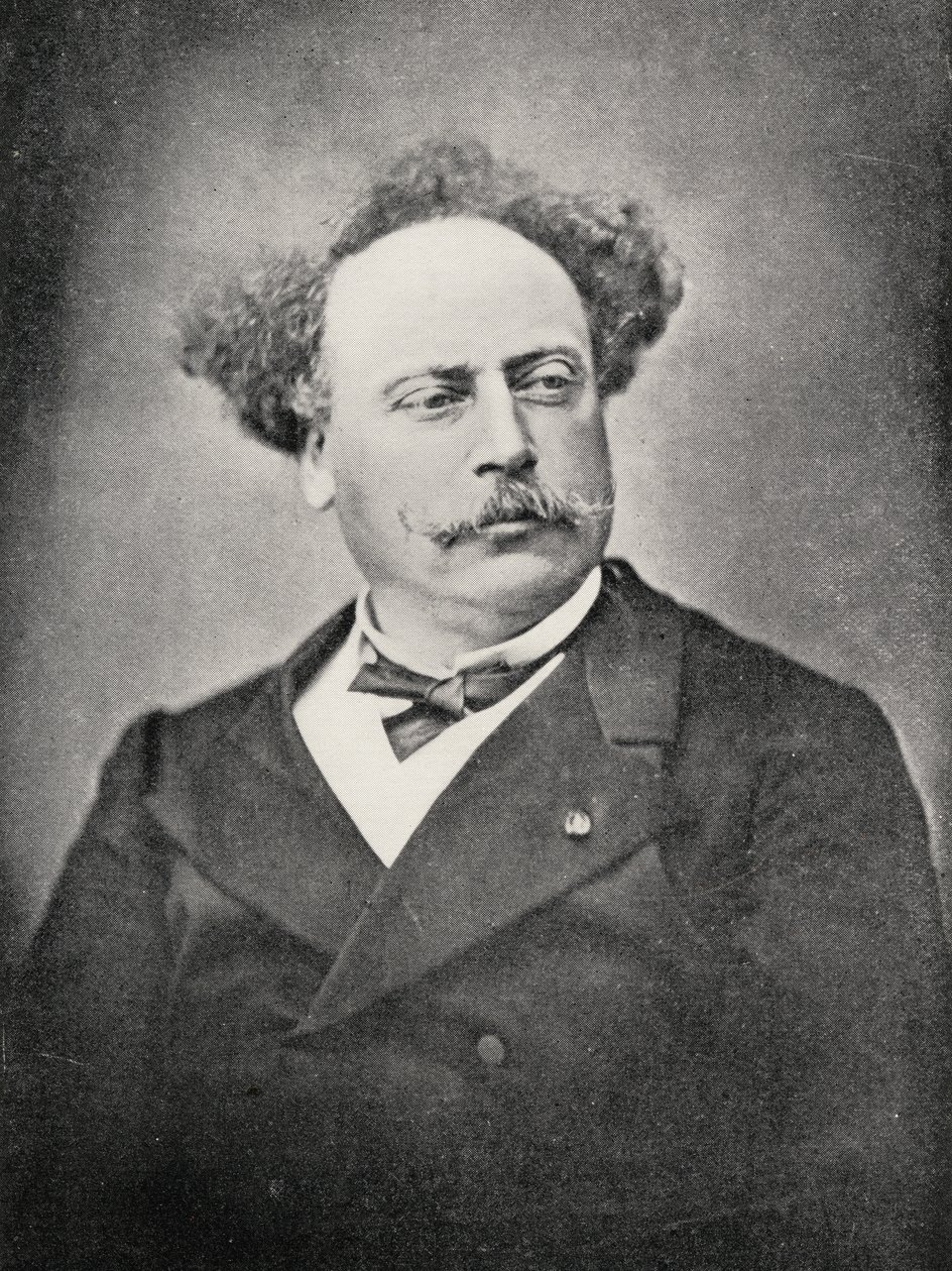 Alexandre Dumas Syn (1824-95) od French Photographer