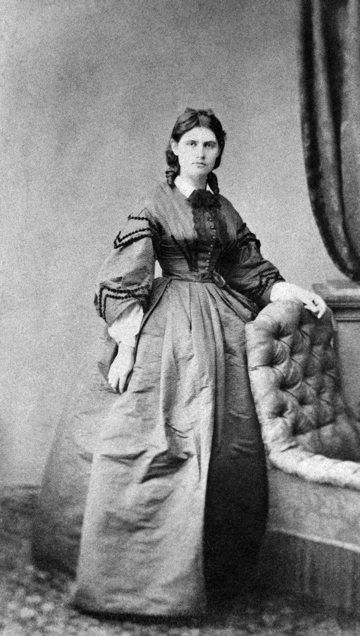 Berthe Morisot, kolem roku 1870 od French Photographer