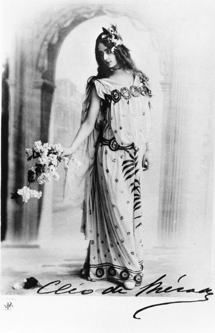 Cleo de Merode, kolem 90. let 19. století od French Photographer