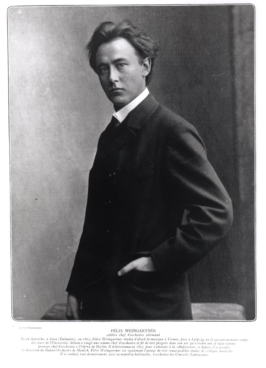 Felix Weingartner (1863-1942) 1903 od French Photographer
