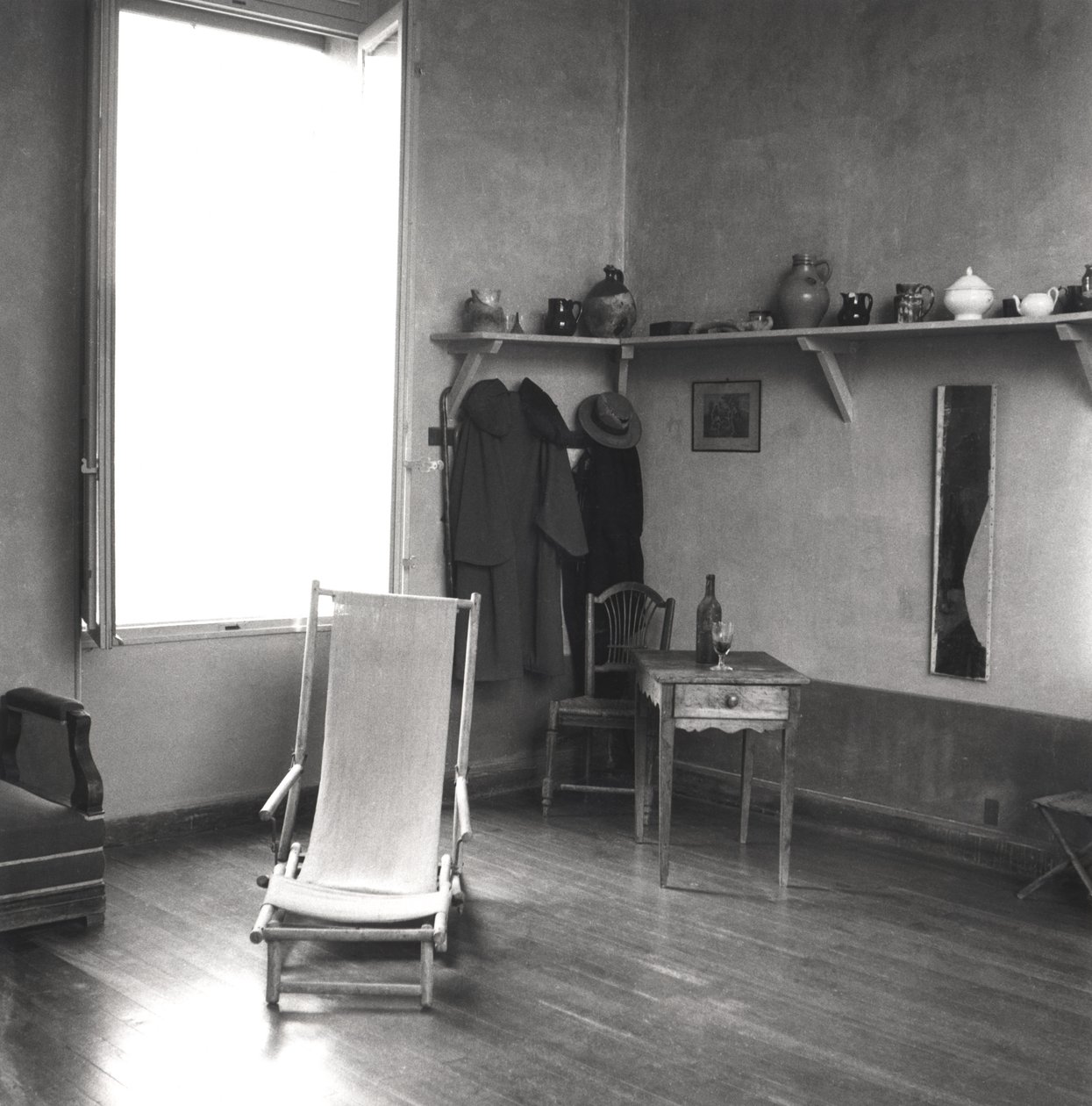 Interiér studia Cezannes v Aix-en-Provence, kolem 1900-02 od French Photographer