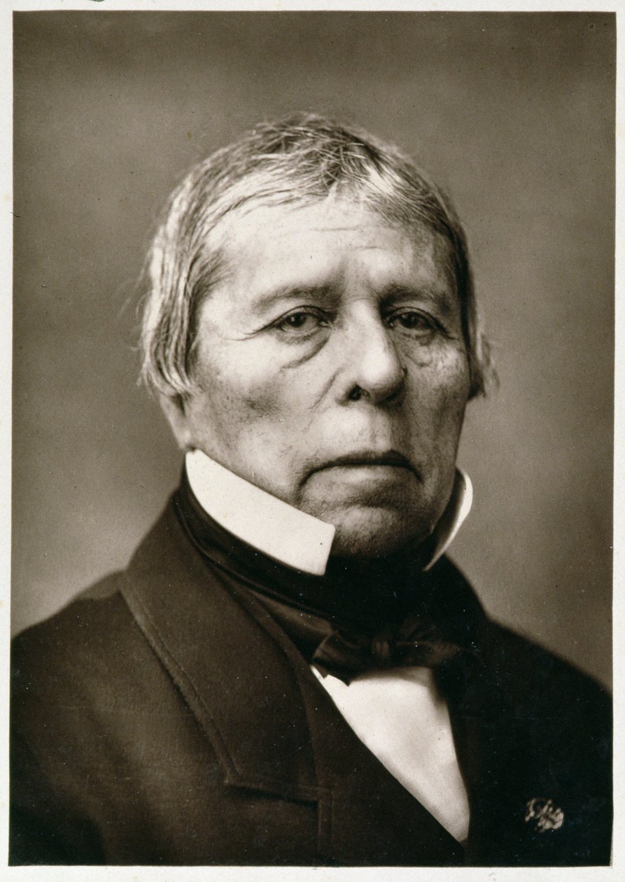 Jean Auguste Dominique Ingres (1780-1867), z Galerie Contemporaine, asi 1874-78 od French Photographer