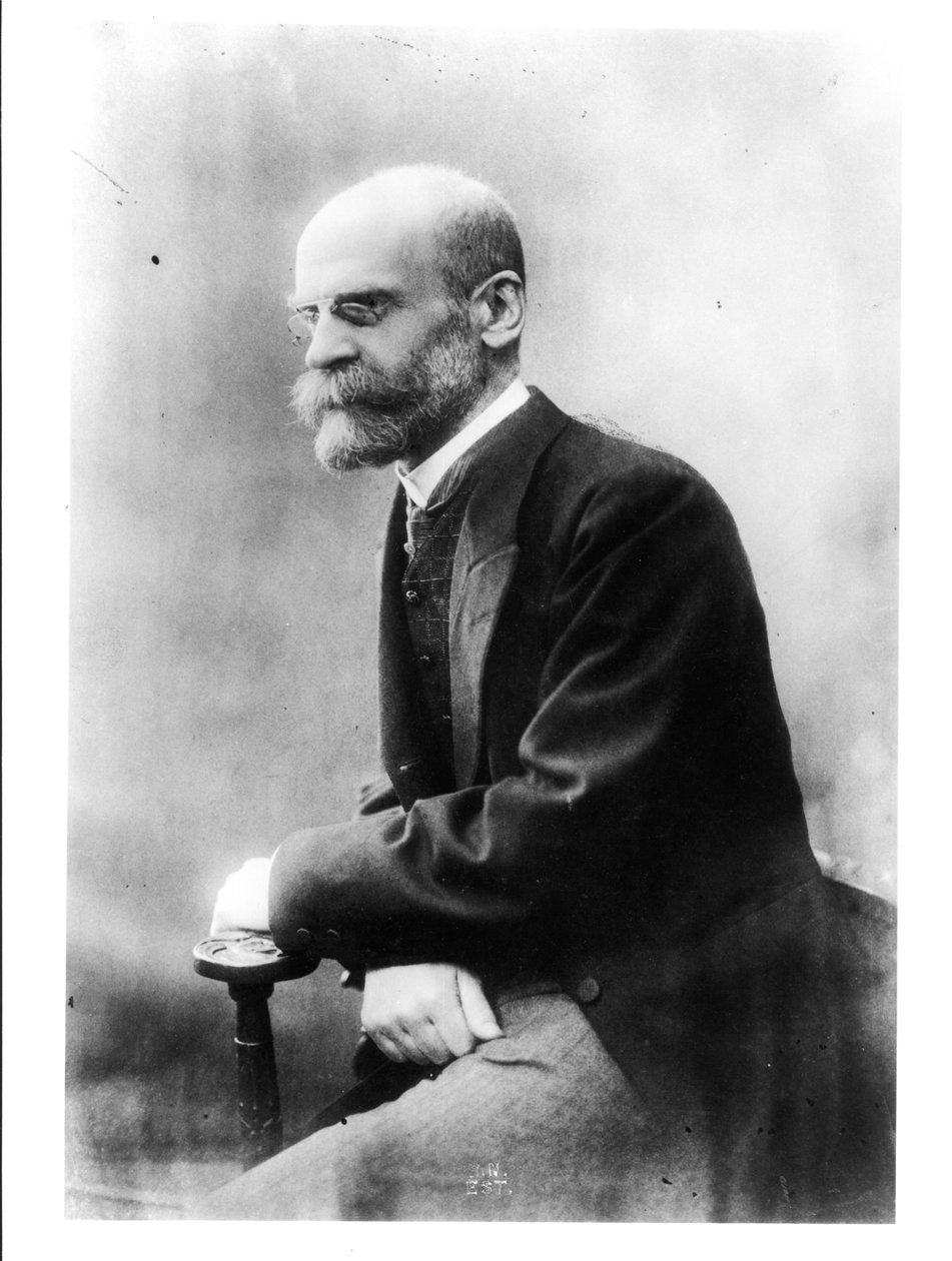 Portrét Emile Durkheim (1858-1917) od French Photographer