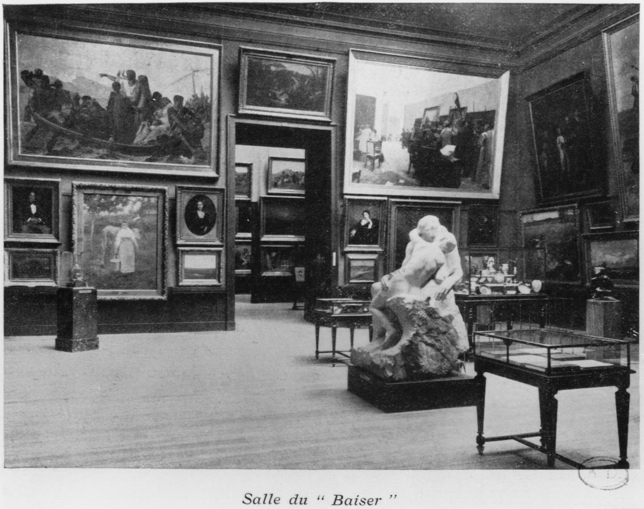 Pokoj polibku od Augusta Rodina, Musée du Luxembourg, Paříž, kolem roku 1910 od French Photographer