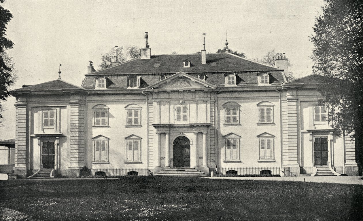 Voltairův (1694-1778) dům ve Ferney od French Photographer