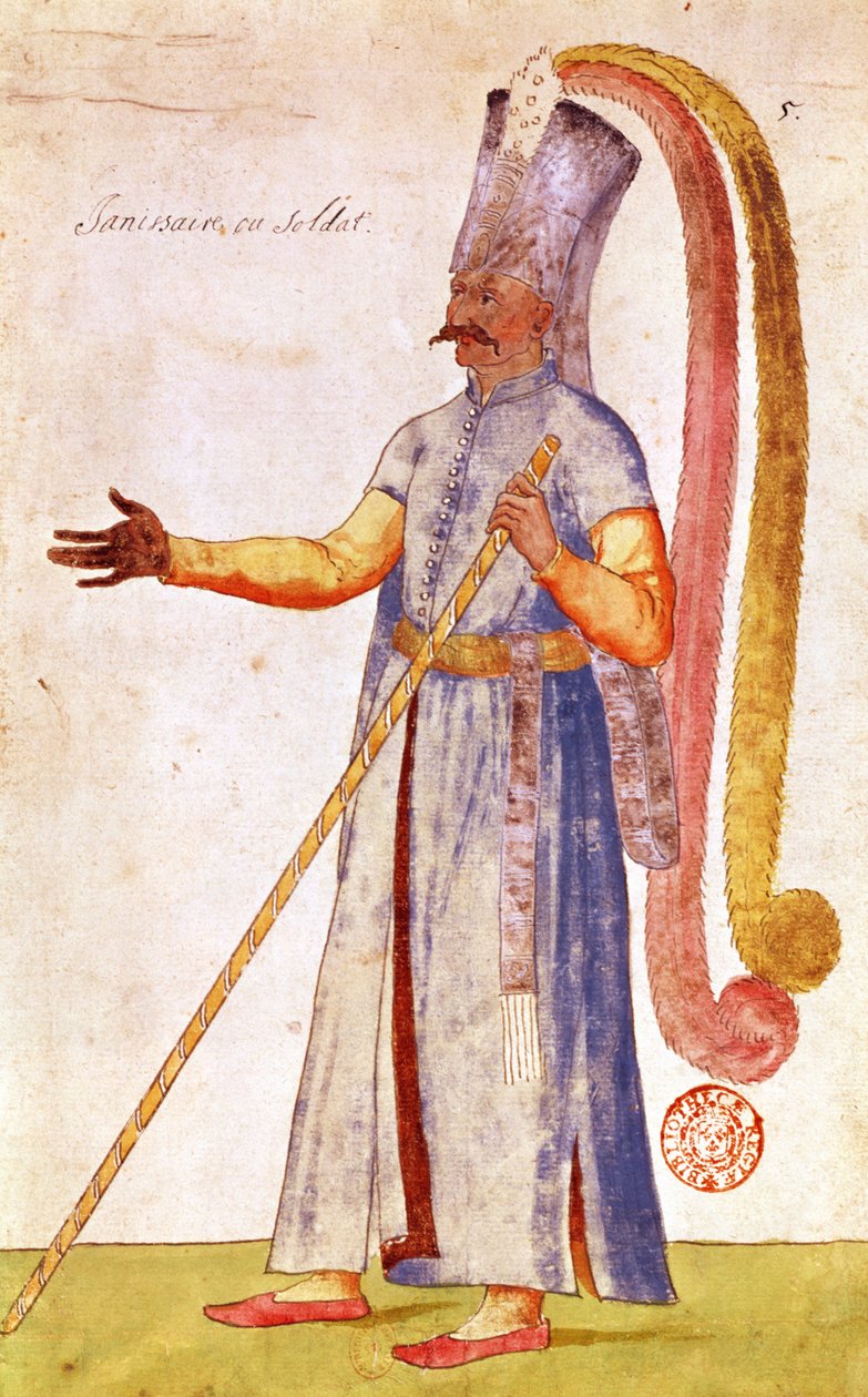 Janičář nebo voják, 1567 od French School
