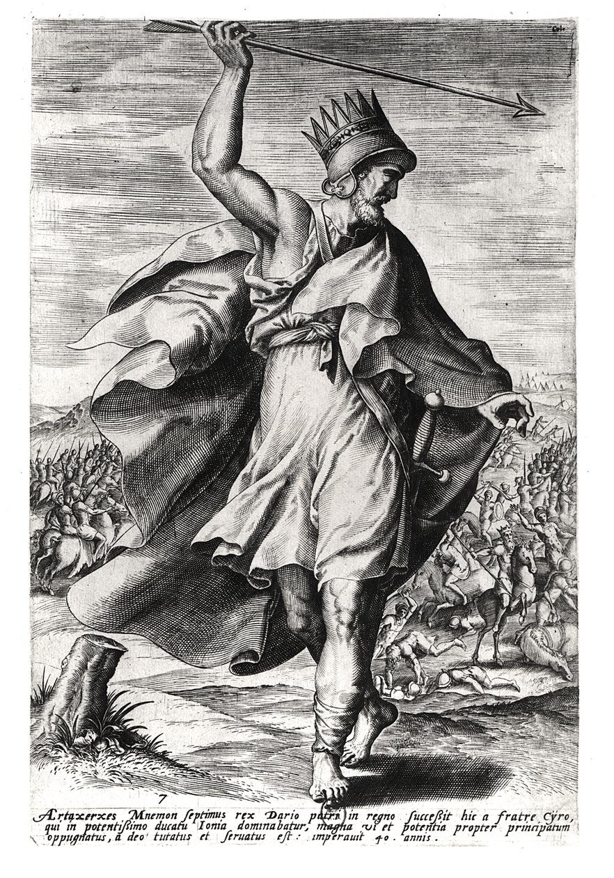 Artaxerxes II. (asi 404-358 př. n. l.) perský král od French School