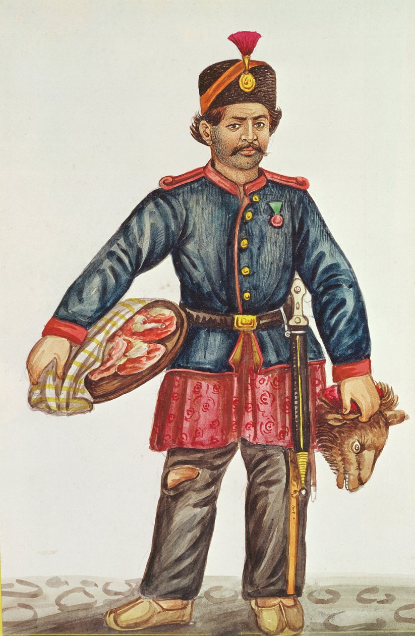 Řezník v Persii od French School