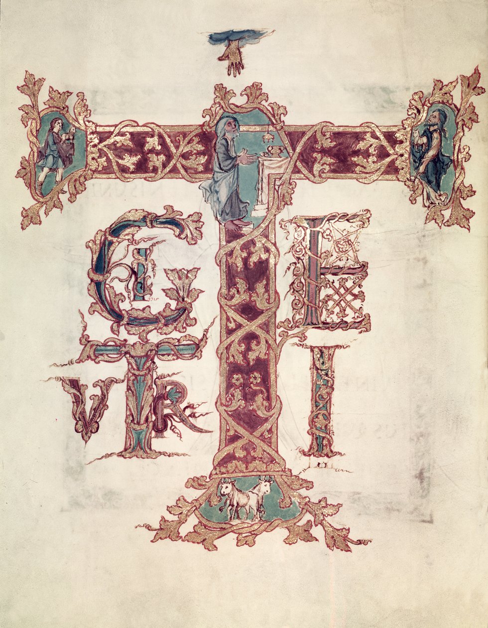 Col Lat 9428 f.15v Iniciála 