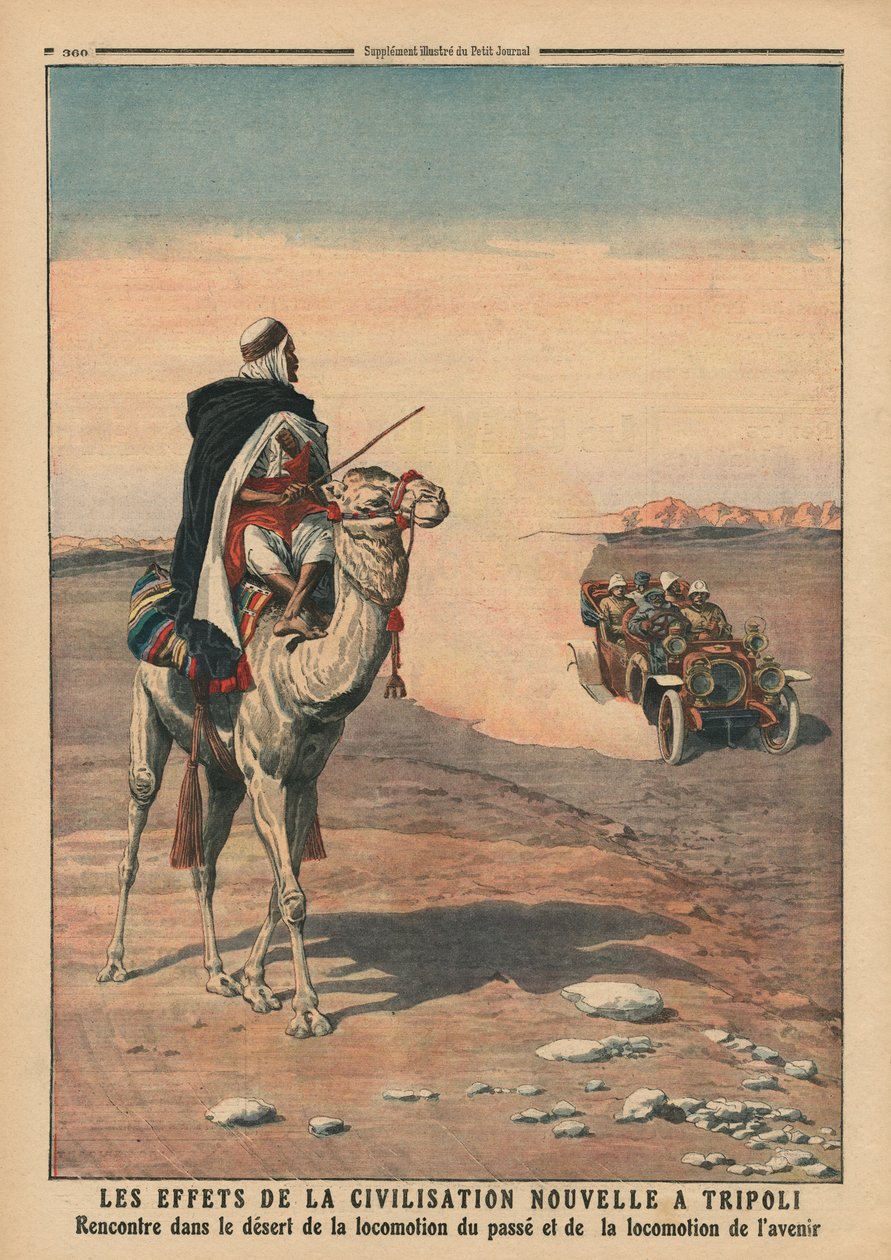 Účinky nové civilizace v Tripolisu, ilustrace z 