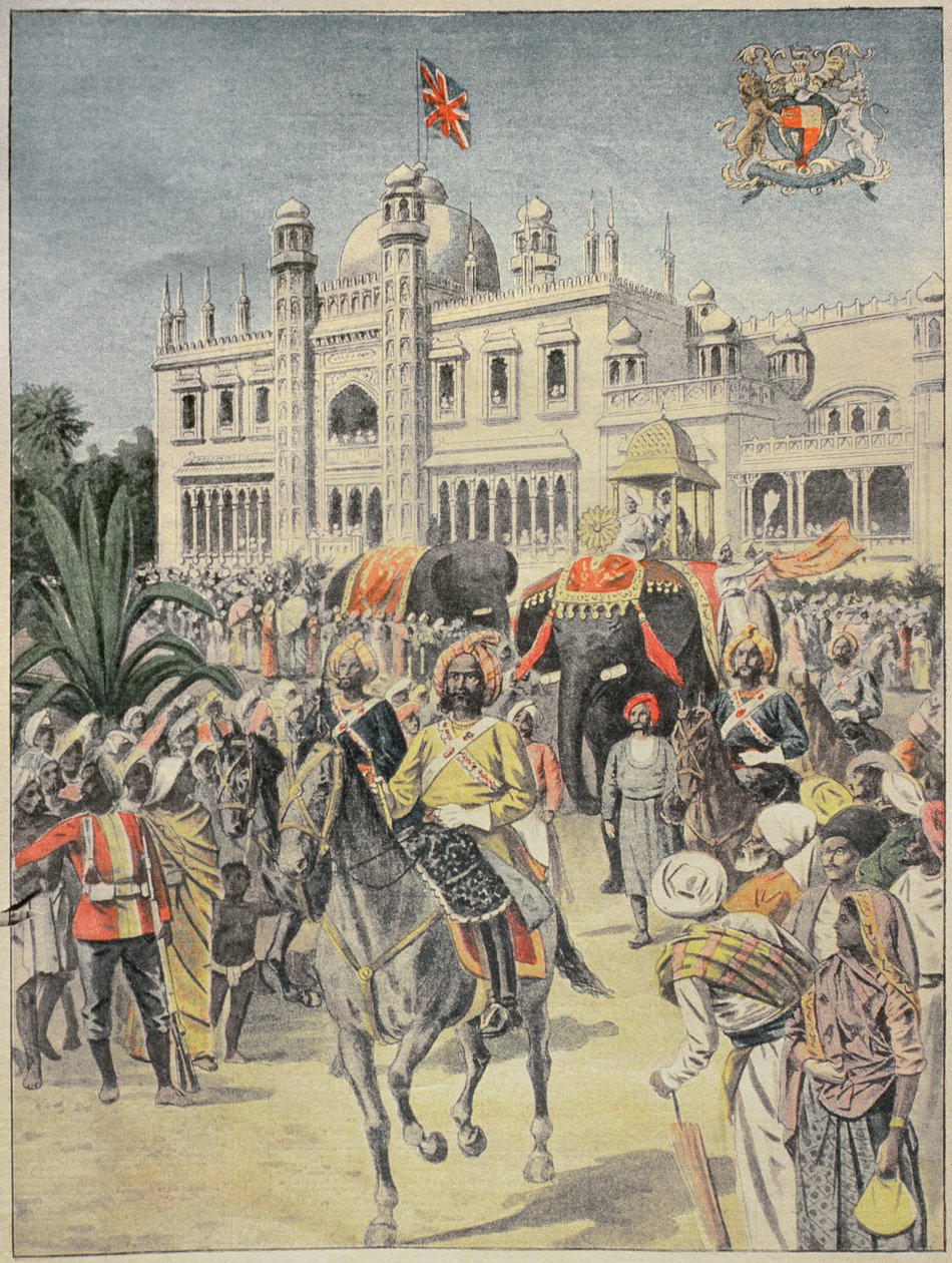 Výstava z roku 1900: Anglo-indický pavilon, ilustrace z 