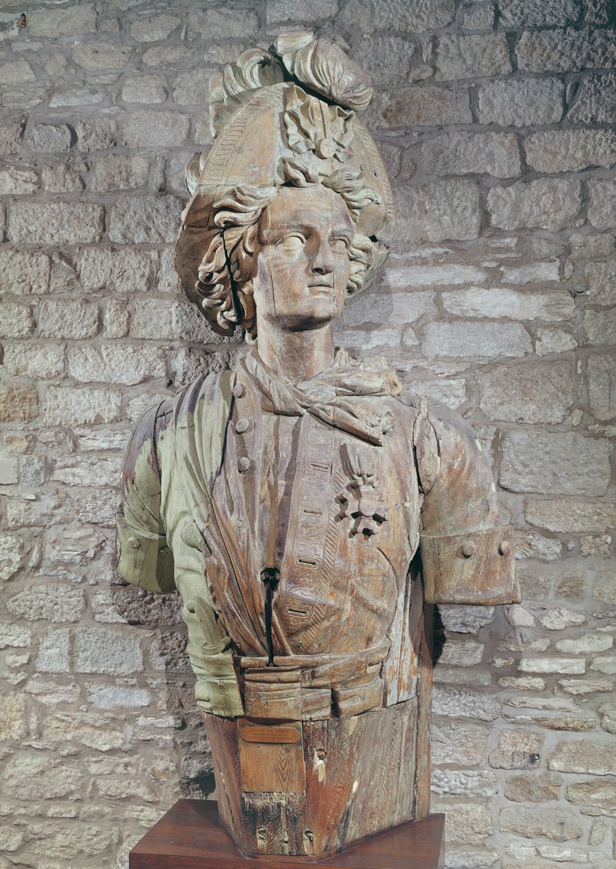 Figurka René Duguay-Trouin (1673-1736) (dřevo) od French School