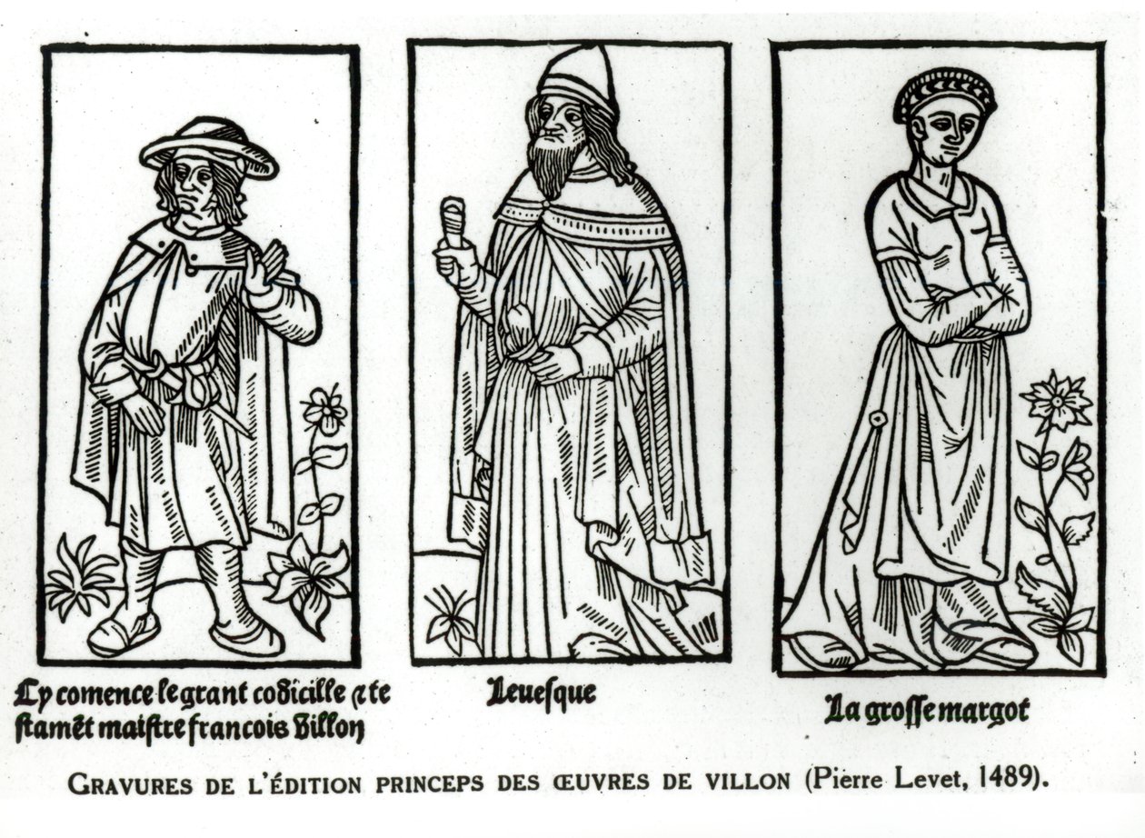 Francois Villon (1431-63) biskup Thibaud d