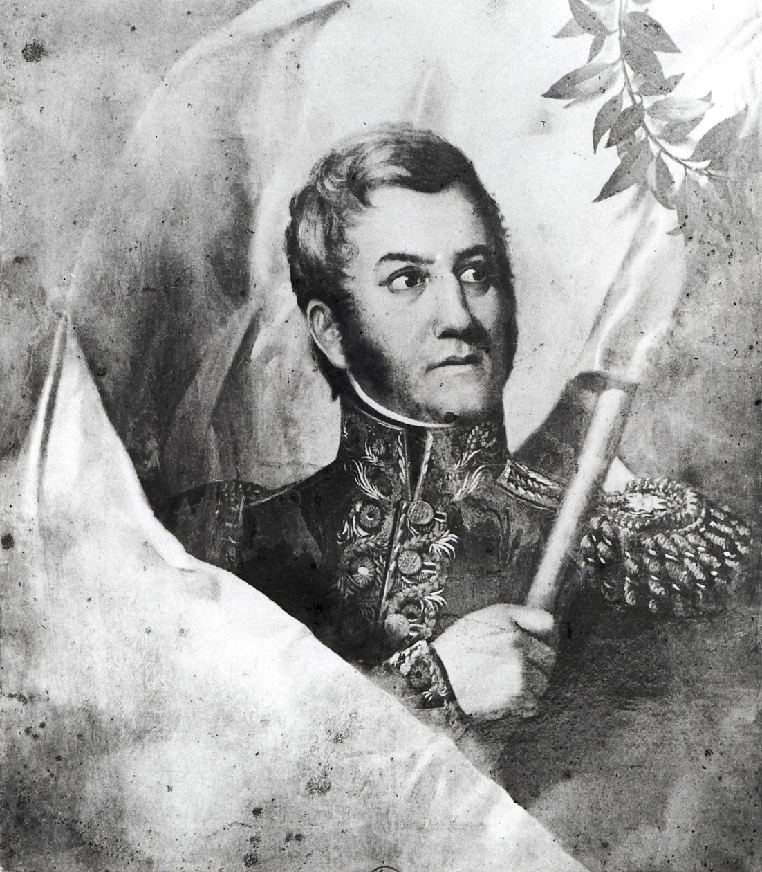 Generál Jose de San Martin (1778-1850) od French School