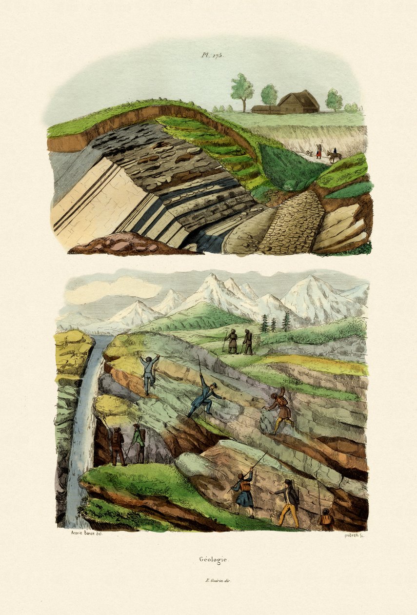 Geologie, 1833-39 od French School