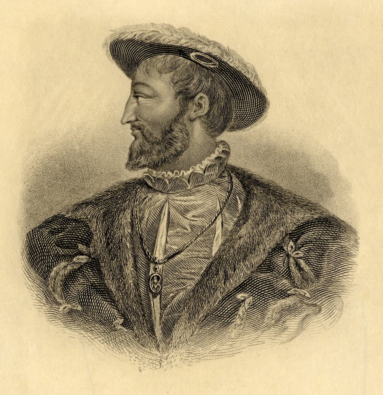 král František I. (1494-1547) od French School