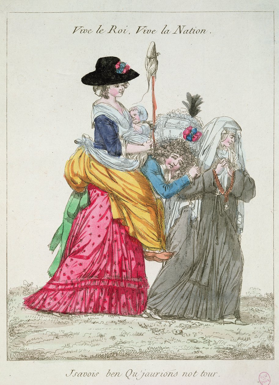 Ať žije král, ať žije národ. Věděl jsem dobře, že dříve nebo později přijde řada na nás, rok 1789 od French School