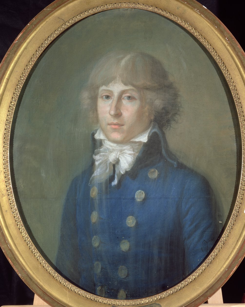 Louis de Saint-Just (1767-94) (pastel na papíře) od French School