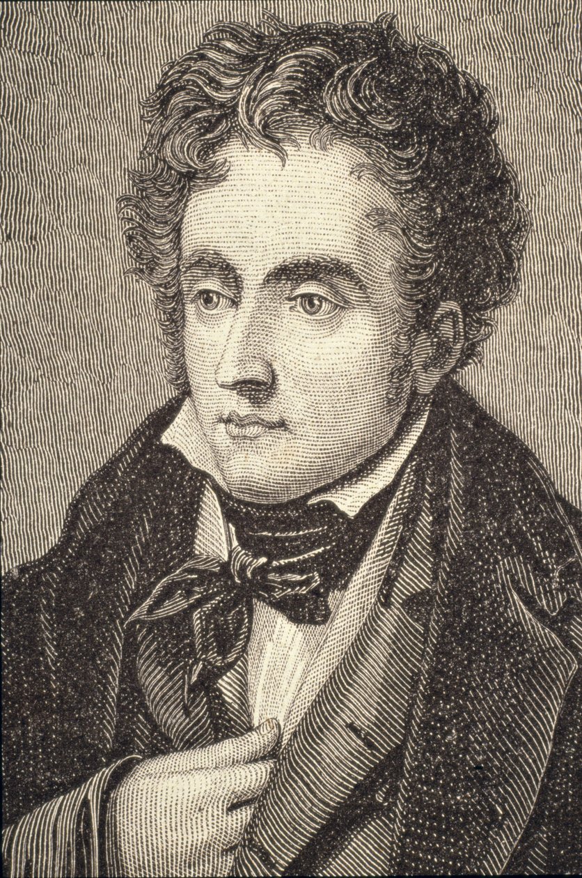 Portrét Francois Auguste Rene, vikomt z Chateaubriand (1768-1848) od French School