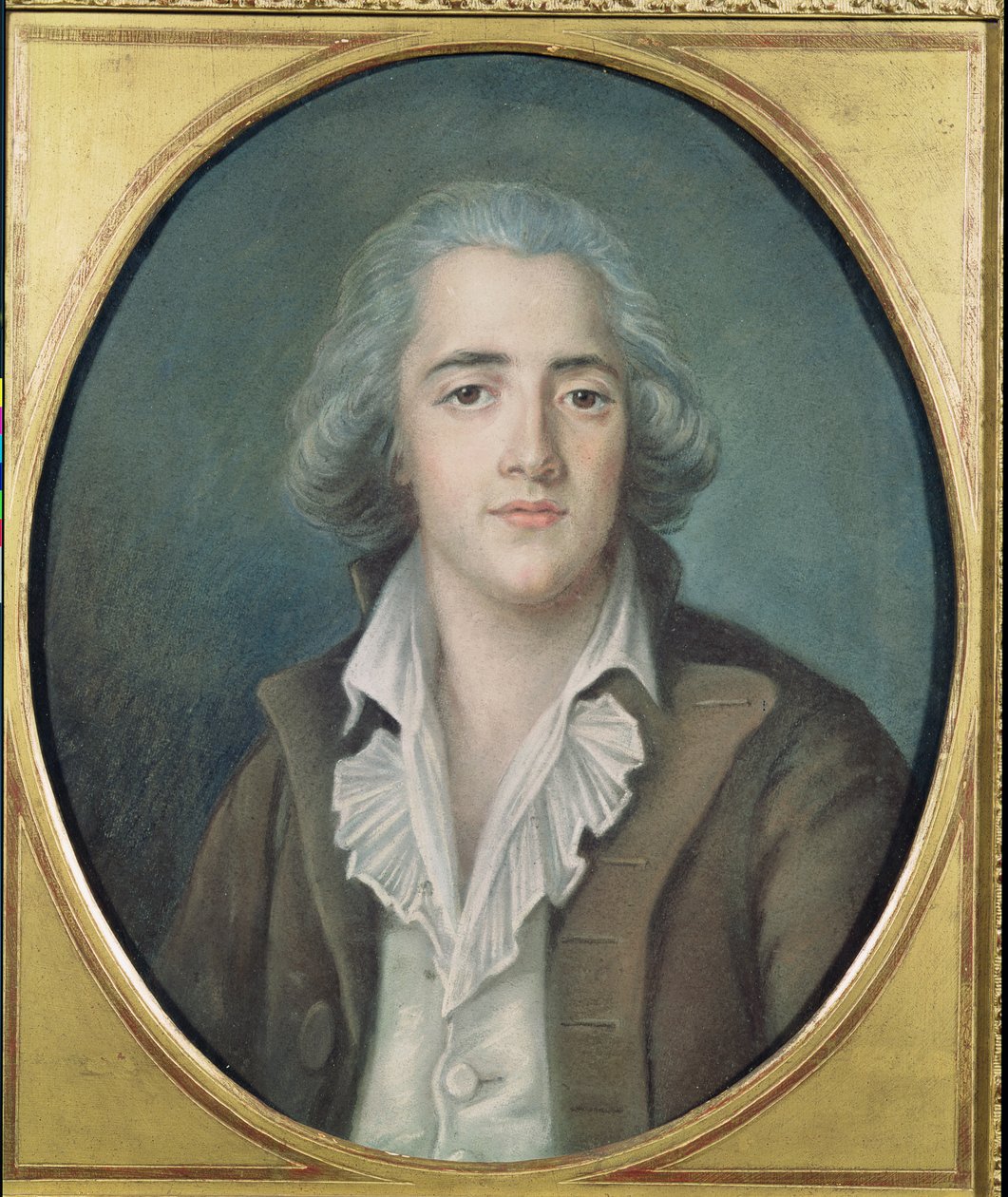 Portrét Francoise Reného (1768-1848) Vicomte de Chateaubriand, asi 1786 (pastel na papíře) od French School