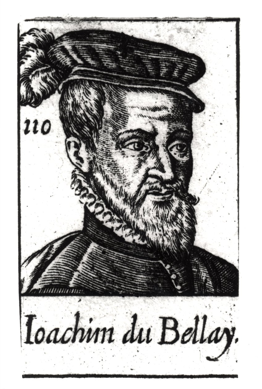 Portrét Joachima du Bellay (1522-60) od French School