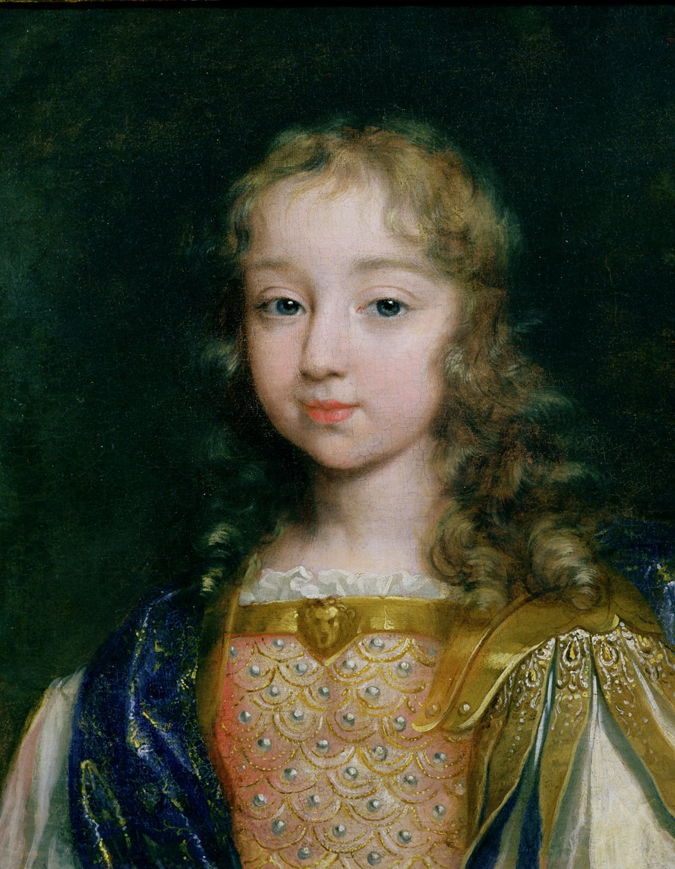 Portrét Ludvíka XIV jako dítěte od French School