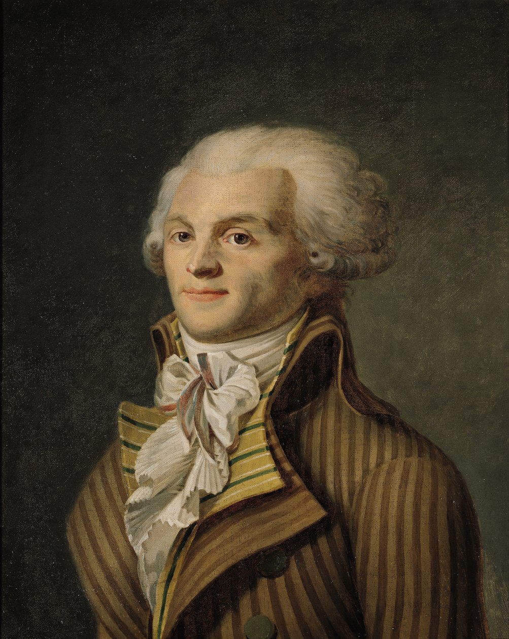 Portrét Maximiliena de Robespierre (1758-94) od French School