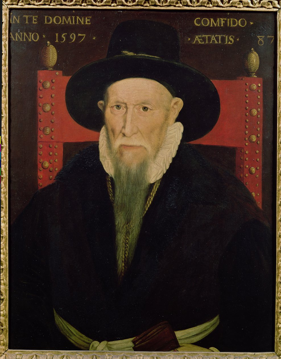 Portrét Theodora de Beze (1519-1605) od French School