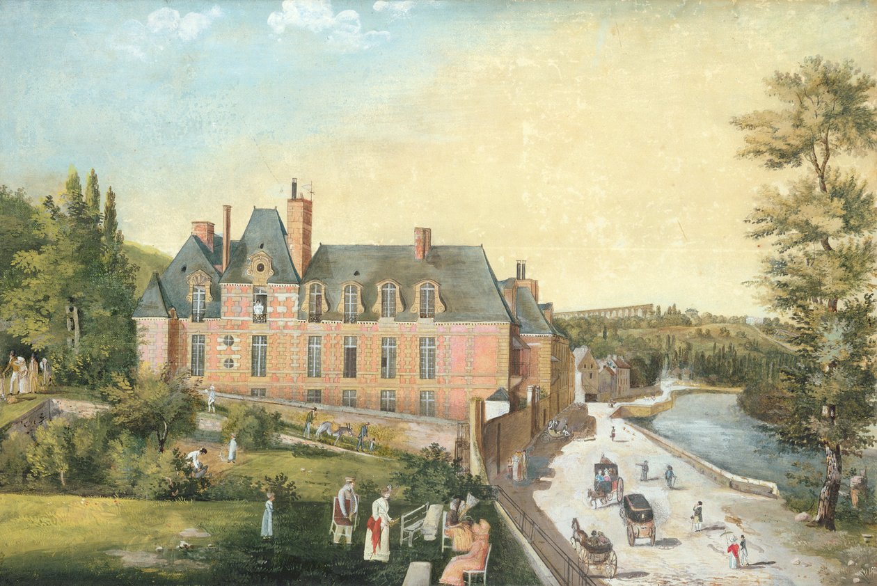 Chateau de la Chaussee, Bougival od French School