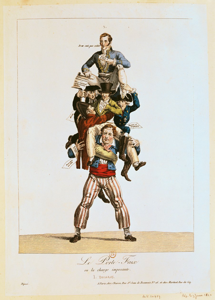 Porter aneb The Imposing Burden, c.1820 od French School